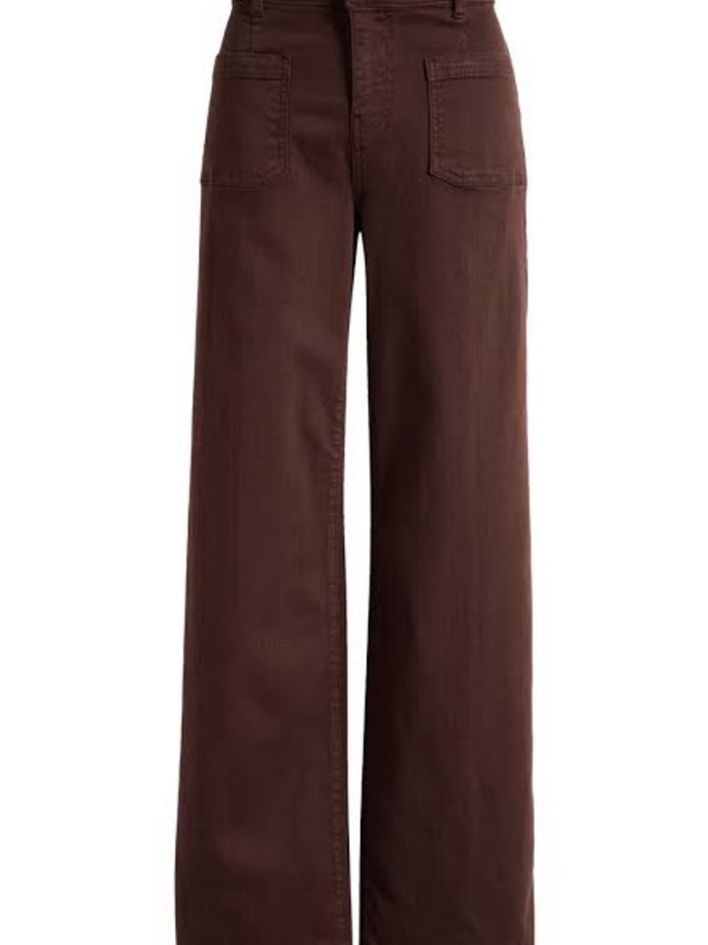 Frame Denim Le Slim Palazzo Wide Leg Jeans in Dark Brown (Espresso) 31 - Picture 3 of 4